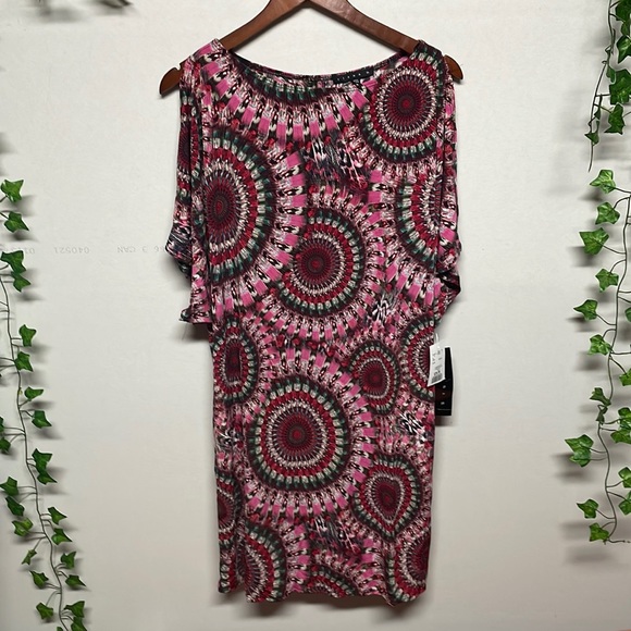 Colourful and stylish dress. Ideal for summer. All ocassions. Size L - Picture 1 of 7